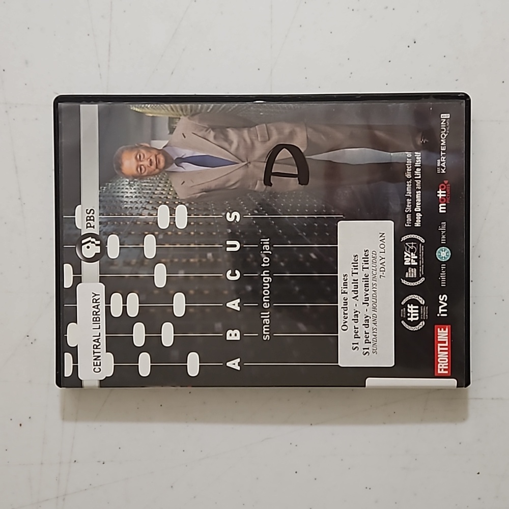 PBS DVD Abacus Small Enough to Jail